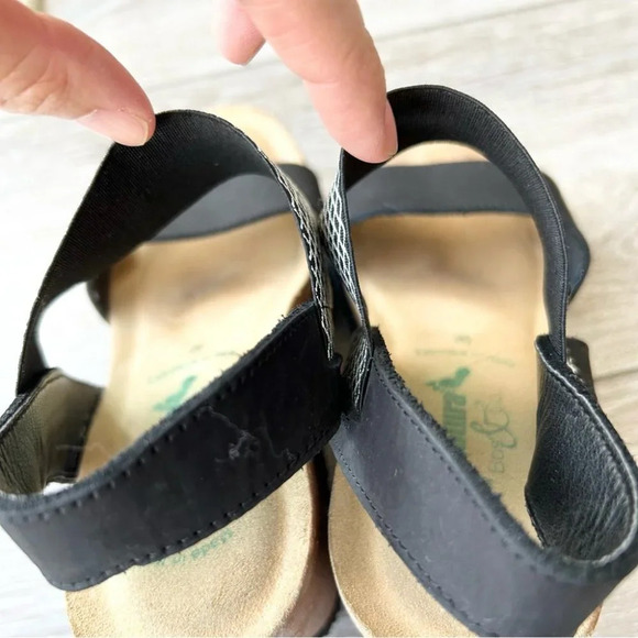BioNatura Chic Minimalist Cork  Wedge Strappy Sandals Made in Italy - Picture 11 of 16